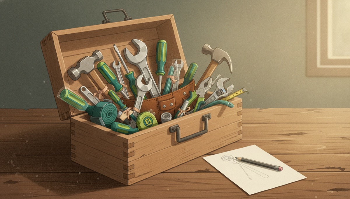 The Toolbox Fallacy: Why Waiting for the Right Tools Keeps You From Starting